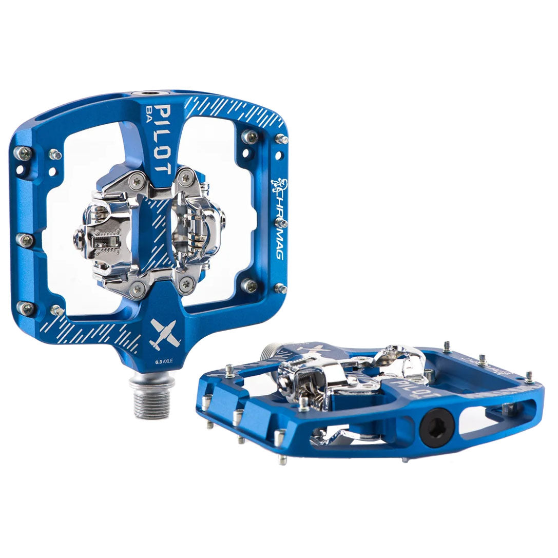 Pilot BA SPD Pedals, Blue
