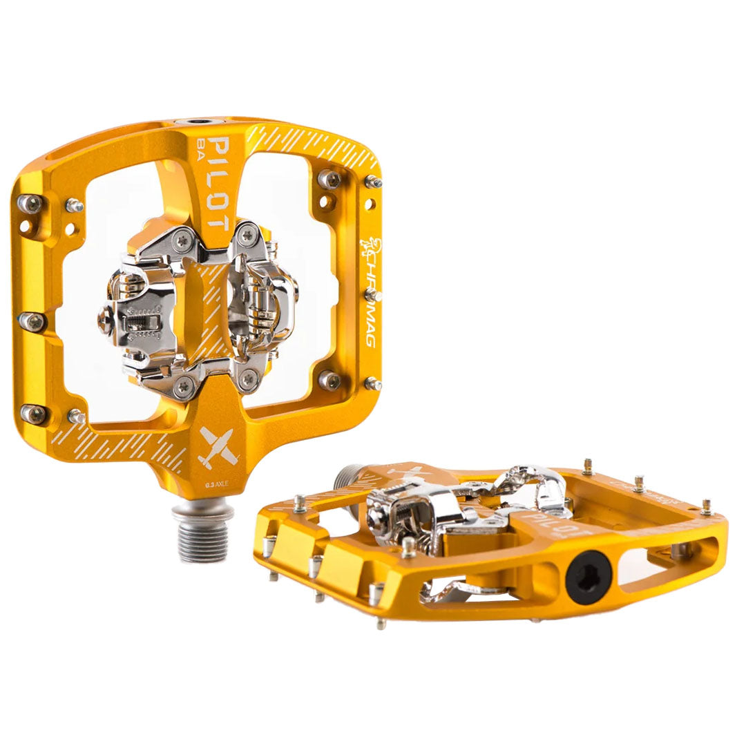Pilot BA SPD Pedals, Gold