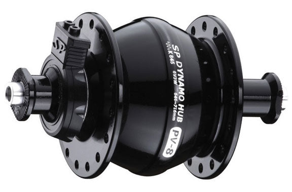 PV-8 Front Q/R Hub, 9x100mm, 32h - Black
