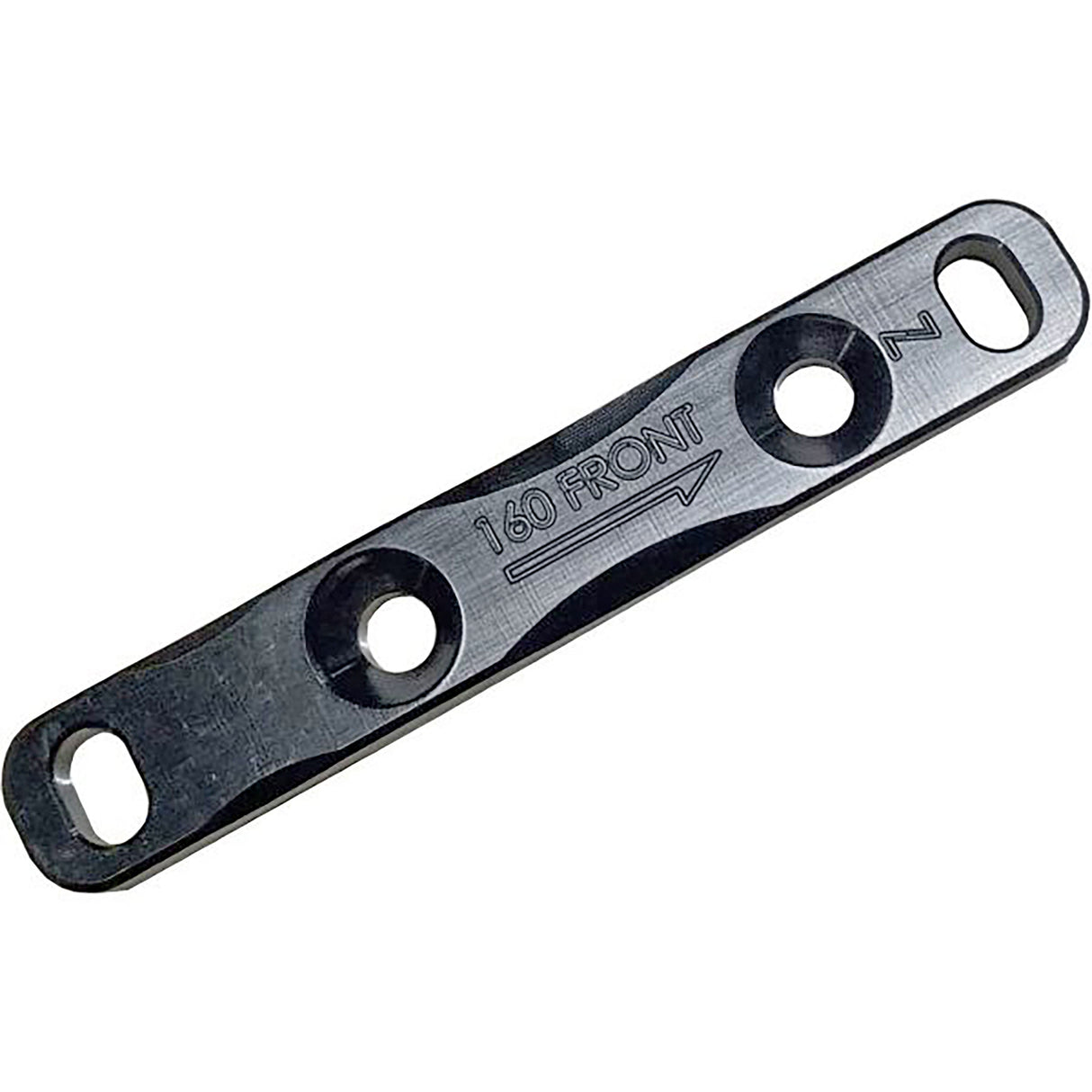 Flat Mount Caliper Adapter, Front-160 (Z), Black