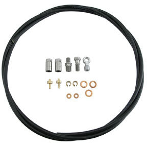 5mm Tubing Kit, M6 (0d/90d), 1600mm, Black