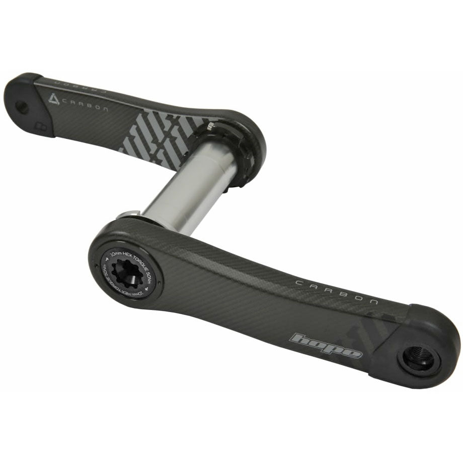 Carbon Crankset Wide (73mm), 165mm, Black