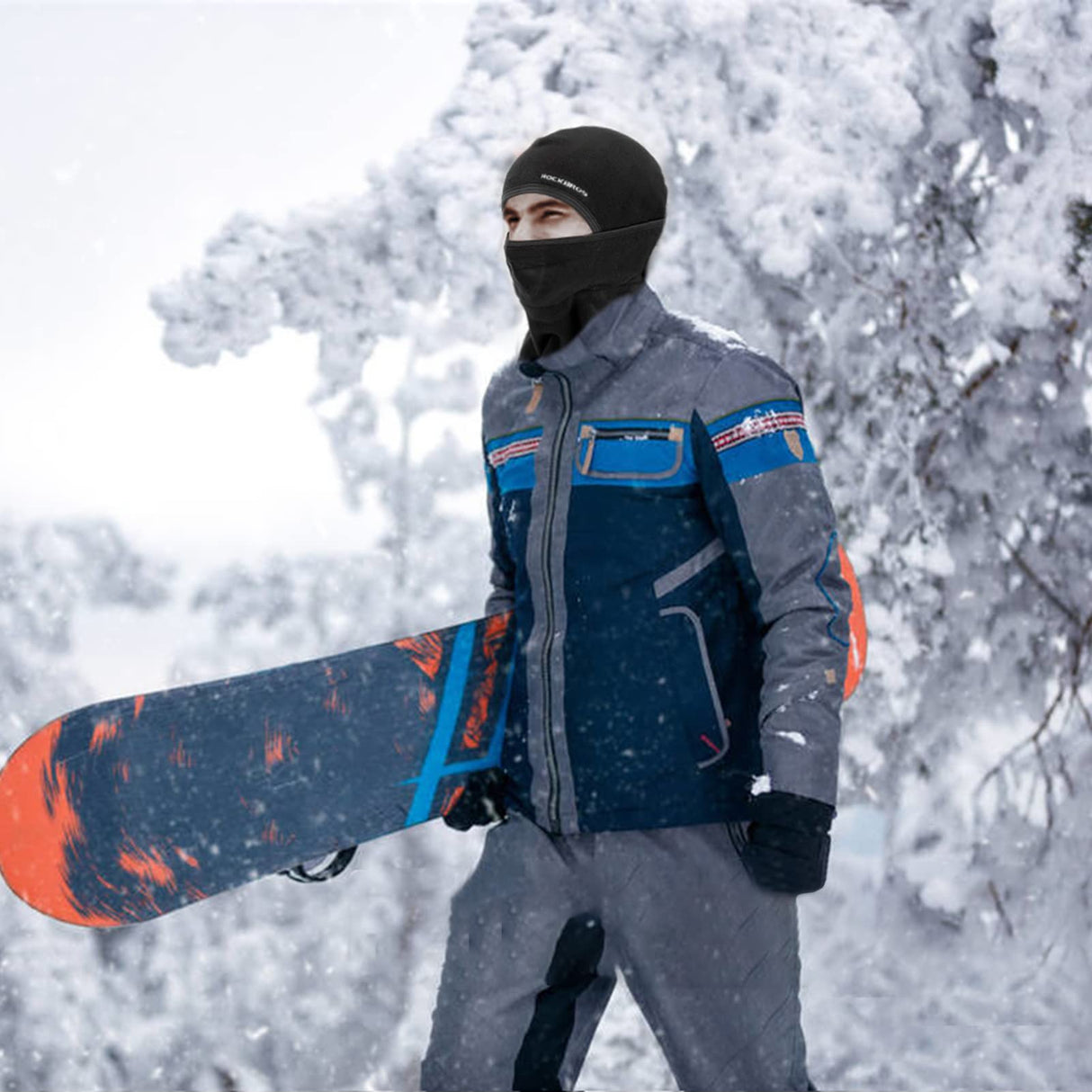 ROCKBROS Ski Mask Balaclava Winter Mask Cold Weather Thermal Masks Cycling