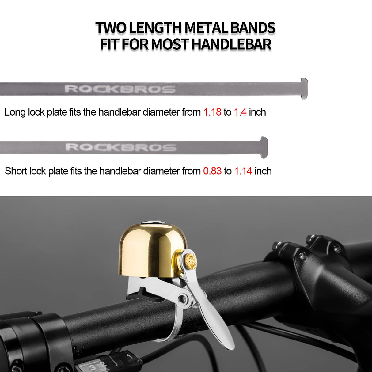 ROCKBROS Bike Classic Bicycle Bell Loud Sound Bells