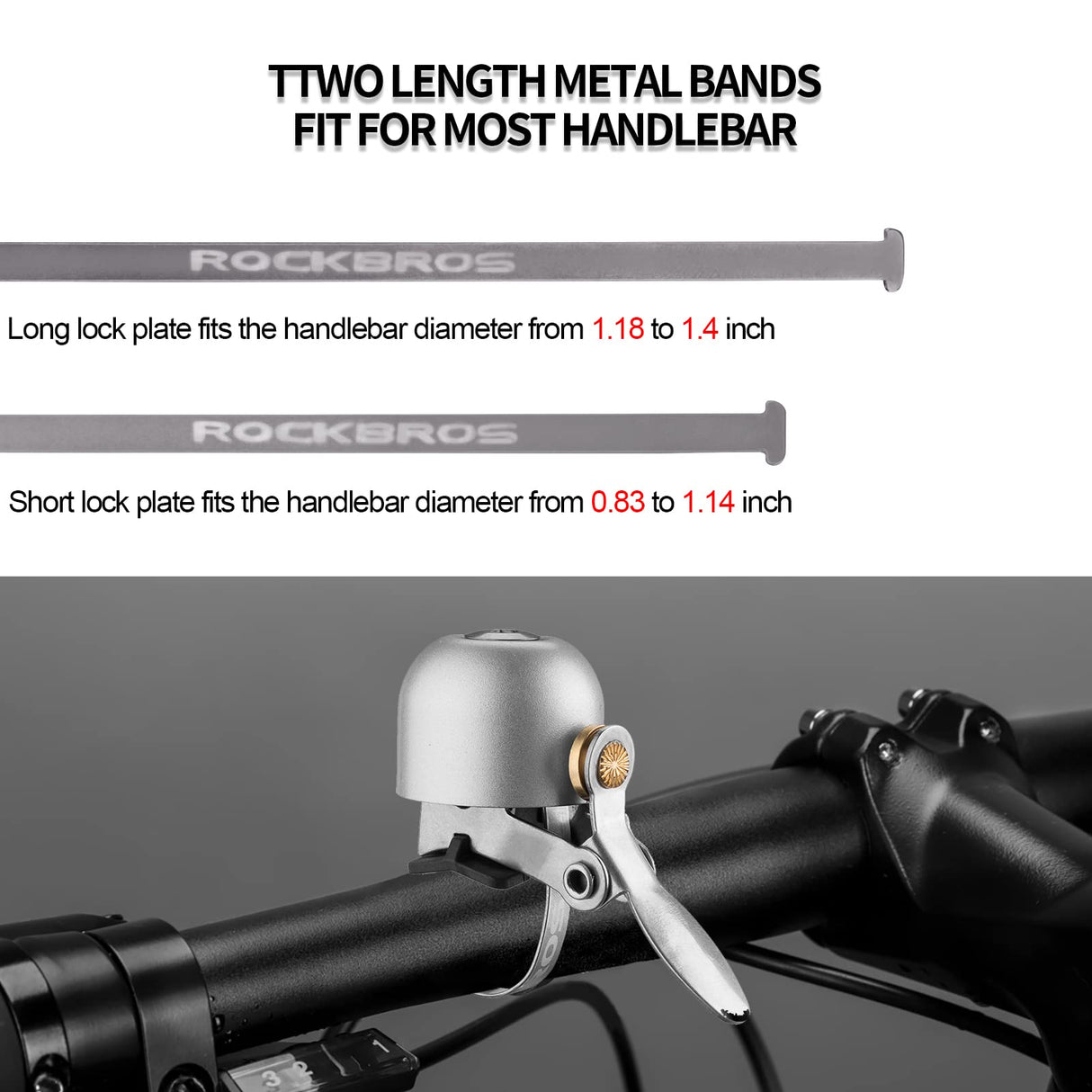 ROCKBROS Bike Classic Bicycle Bell Loud Sound Bells