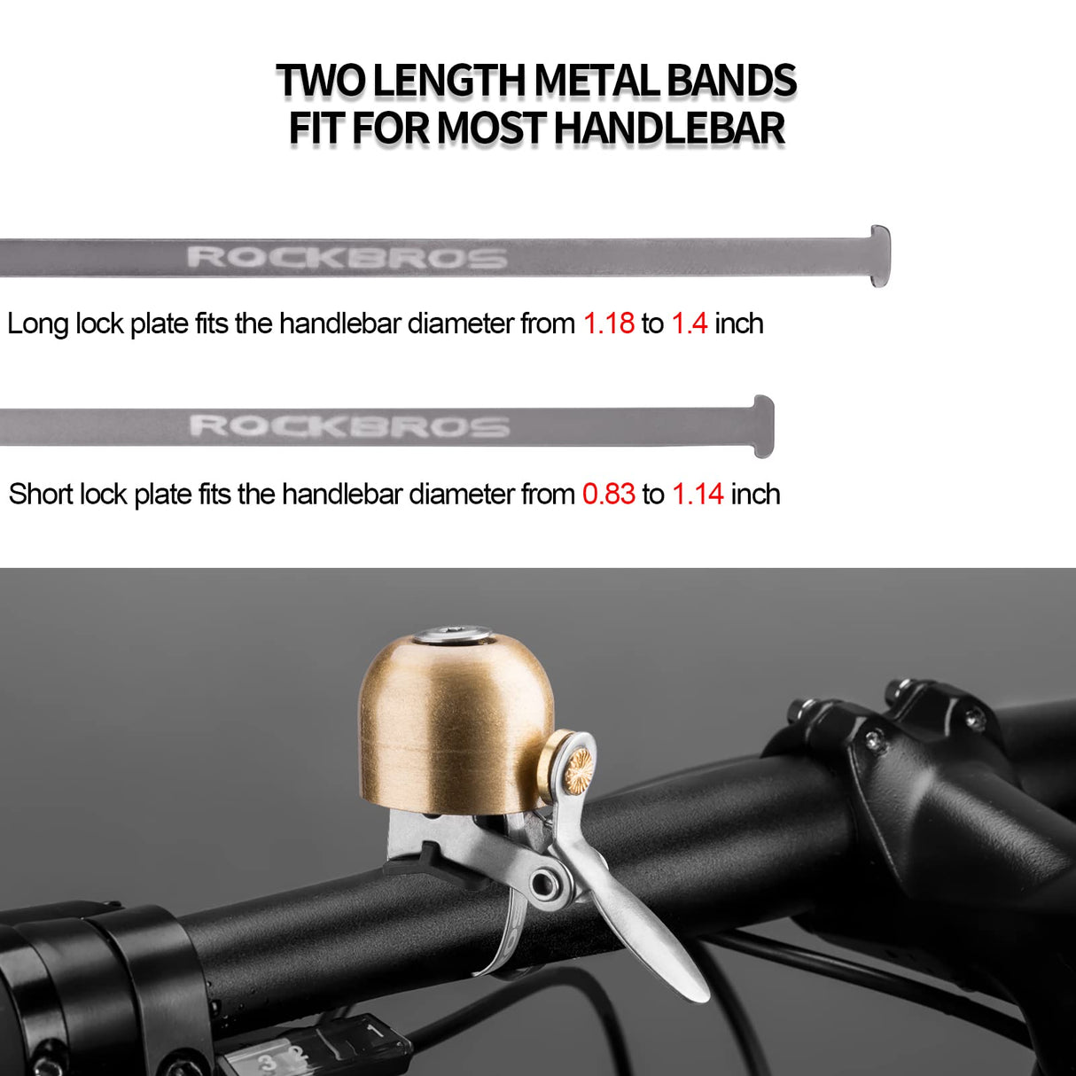 ROCKBROS Bike Classic Bicycle Bell Loud Sound Bells