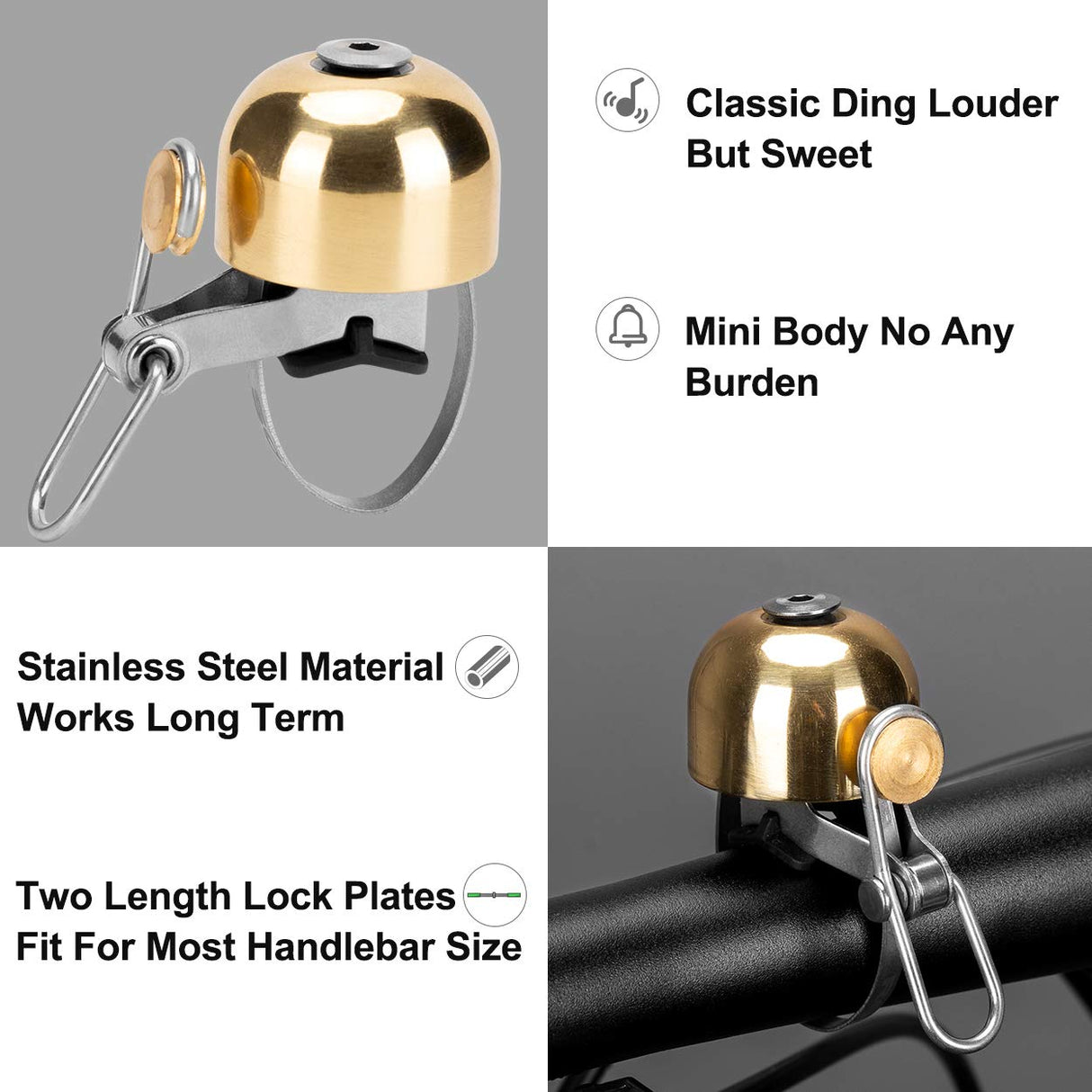 ROCKBROS Bike Classic Bicycle Bell Loud Sound Bells