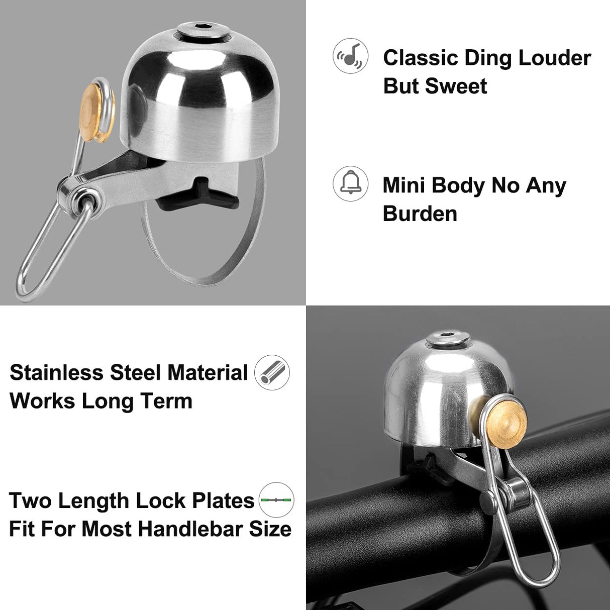 ROCKBROS Bike Classic Bicycle Bell Loud Sound Bells
