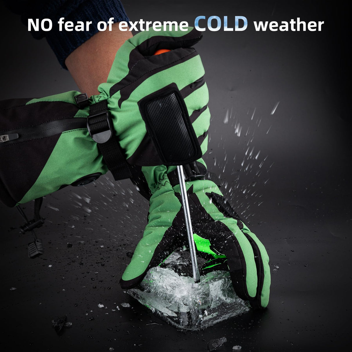 ROCKBROS Heated Gloves, Rechargeable Winter Touchscreen Hand Warmers for Men Women