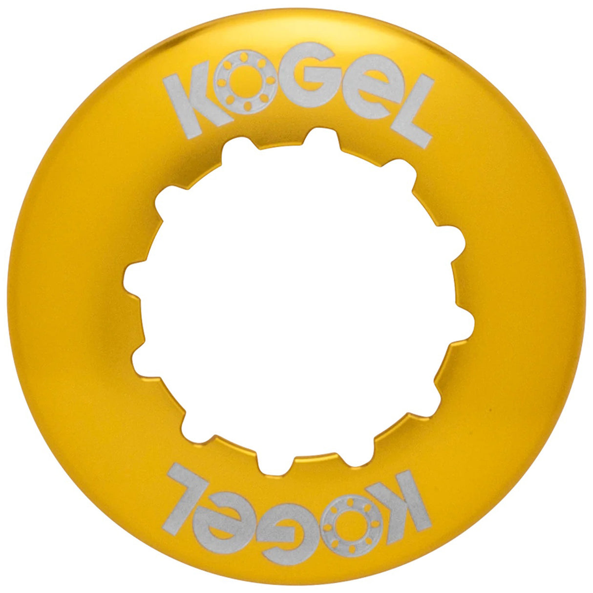 Center Lock Internal Spline Rotor Lockring, Gold