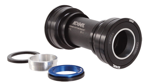 BB92-24 (Cross) Alloy Bottom Bracket - Black
