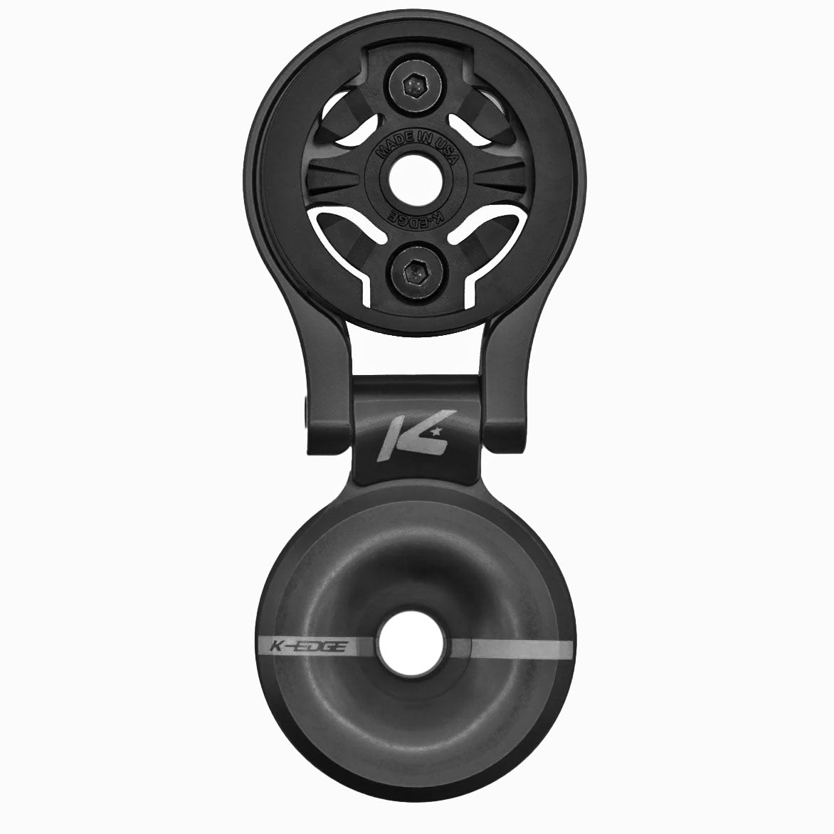 Garmin Race Stem Mount w/ Top Cap, Adjustable, Black