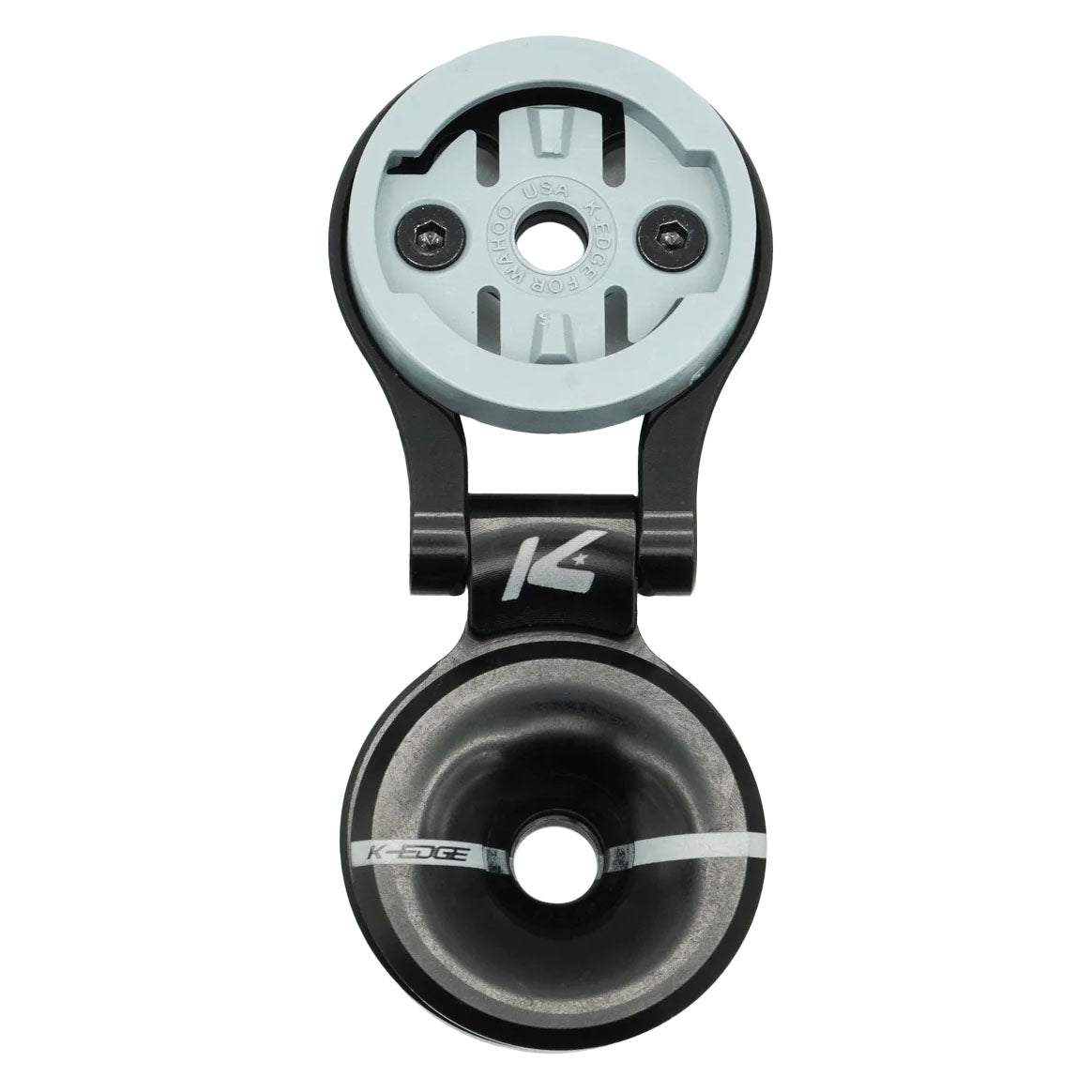 Wahoo Race Stem Mount w/ Top Cap, Adjustable, Black