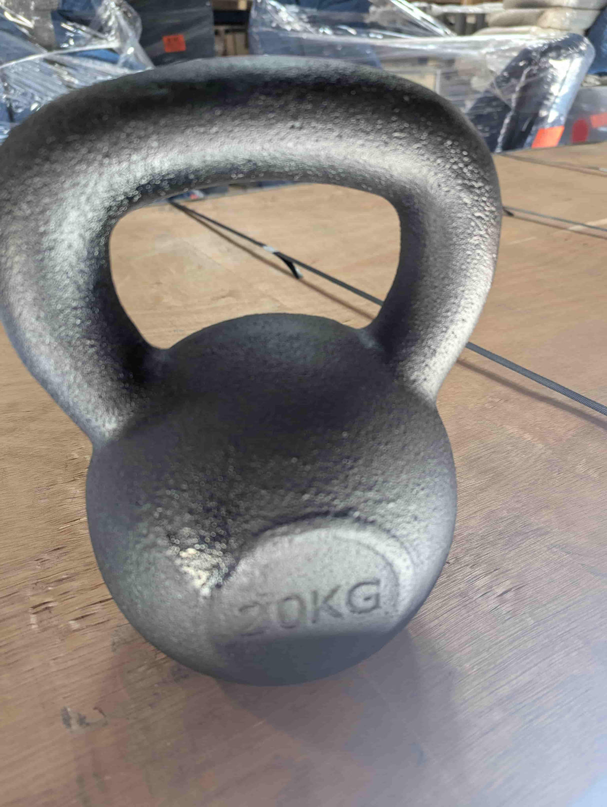 Kettlebell - Muscle D Fitness - Cast Iron - Heavy Duty (Kettlebell Only)