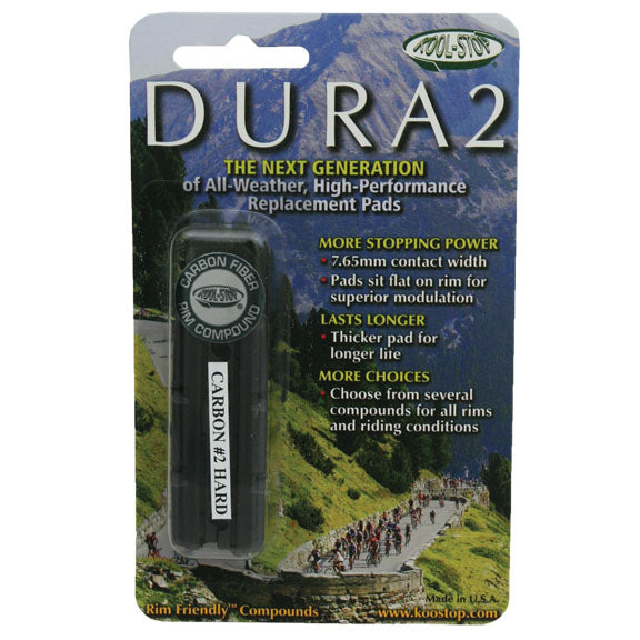 Dura 2 Road Cartridge Inserts, Carbon #2 Pr