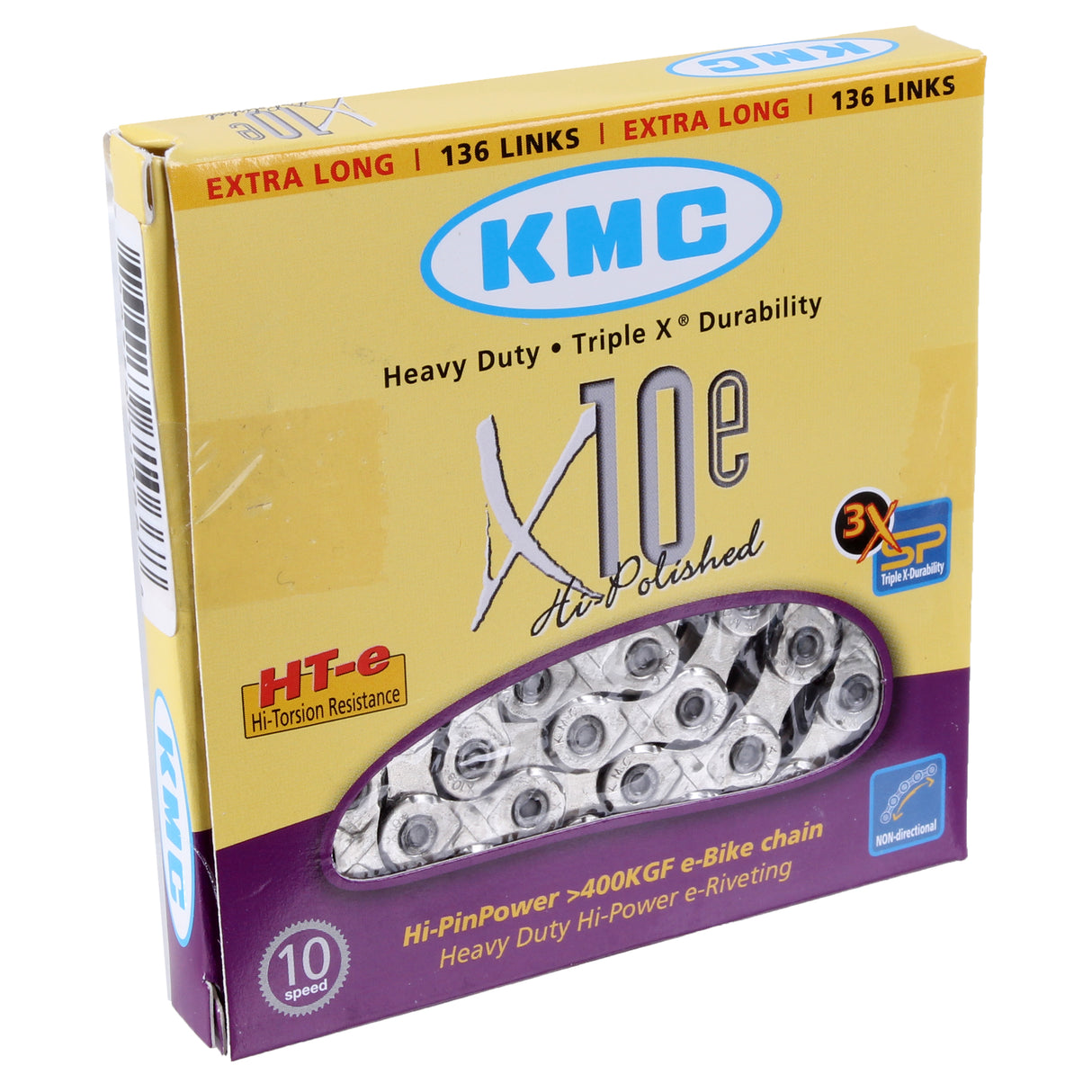 e10 E-Bike 10sp Chain, Silver