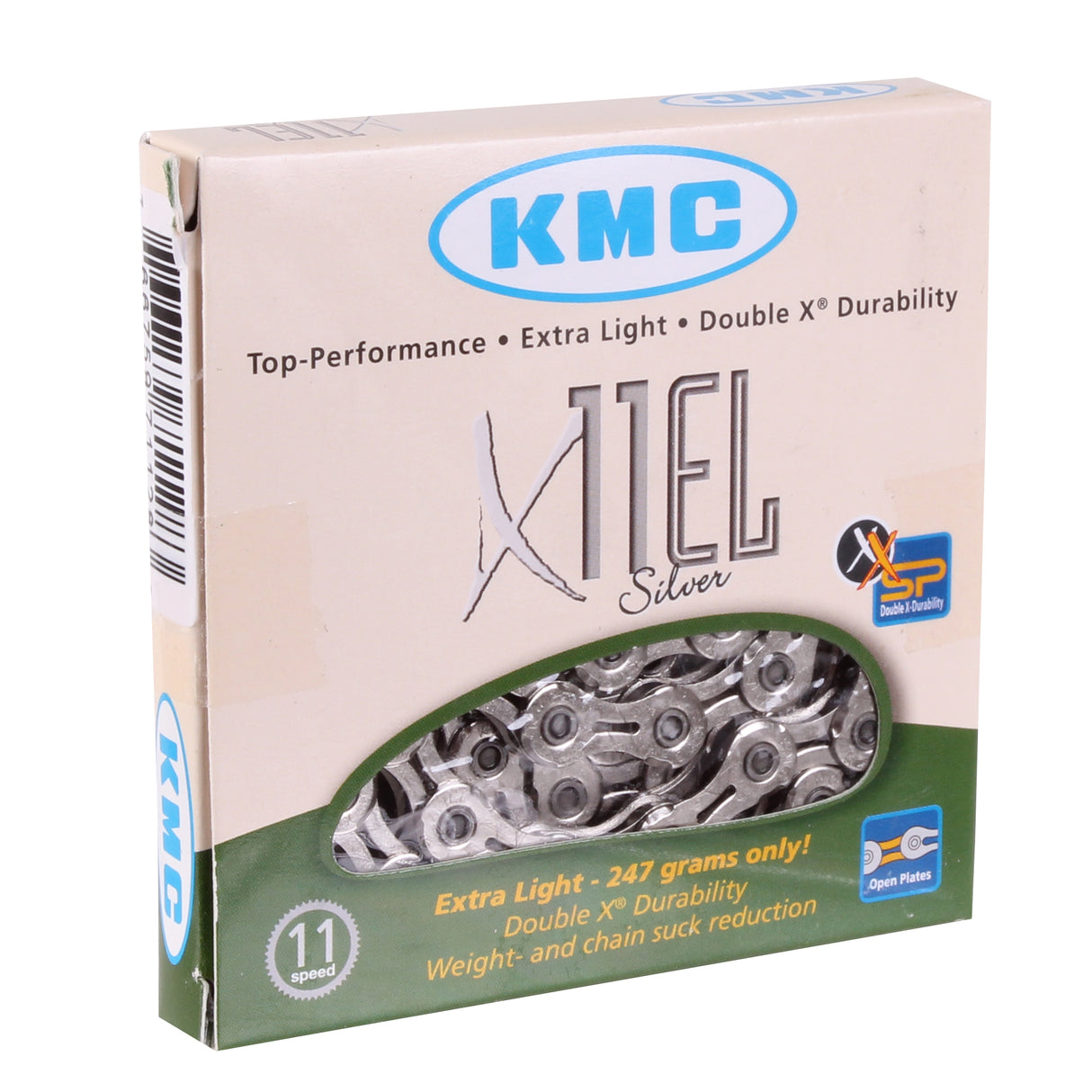 X11EL Extra Light 11sp Chain, Silver