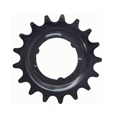 Shimano 17t (3/32"), Rear - Chromoly Black