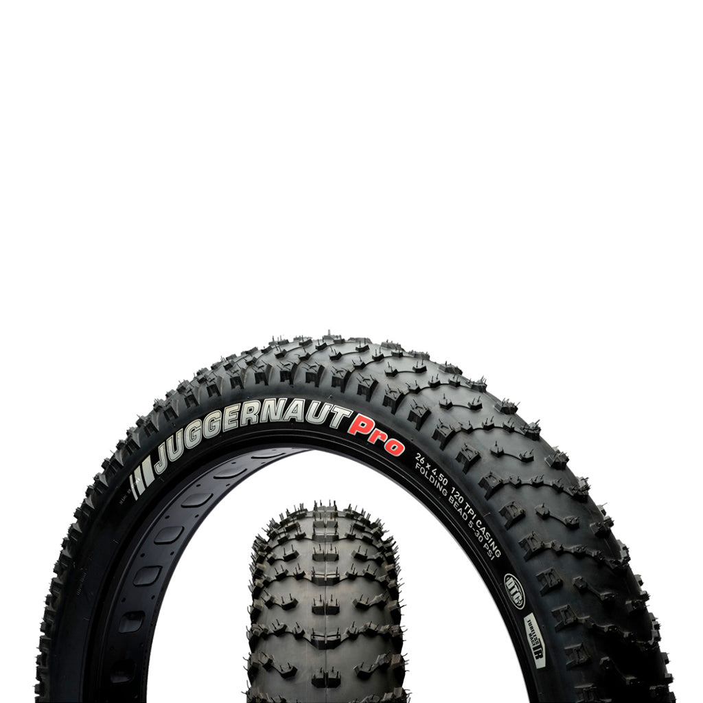 Juggernaut FatBike Sport Wire tire, 26 x 4.80 - Black
