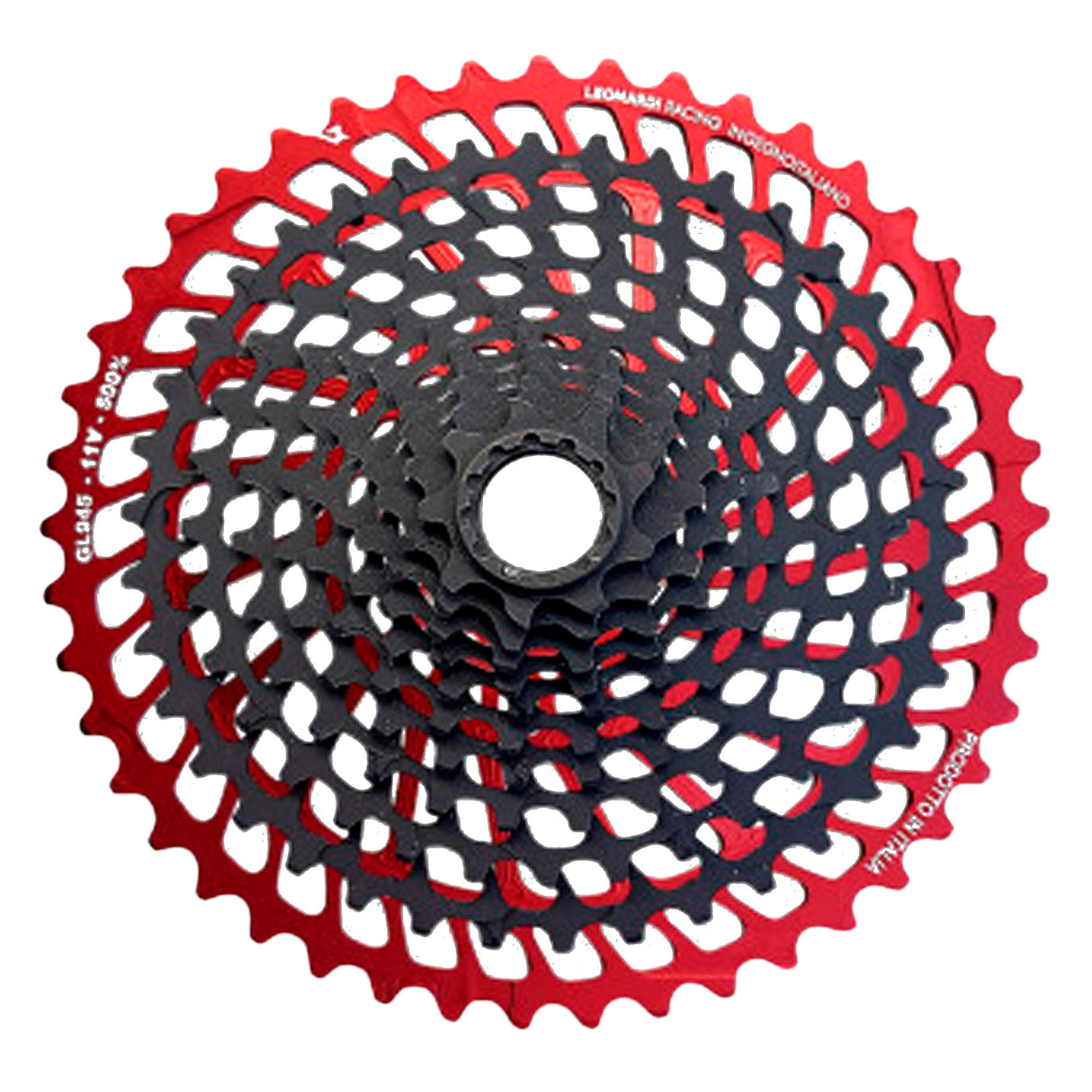 General Lee 12sp Cassette, 9-50t - Black/Red NLA