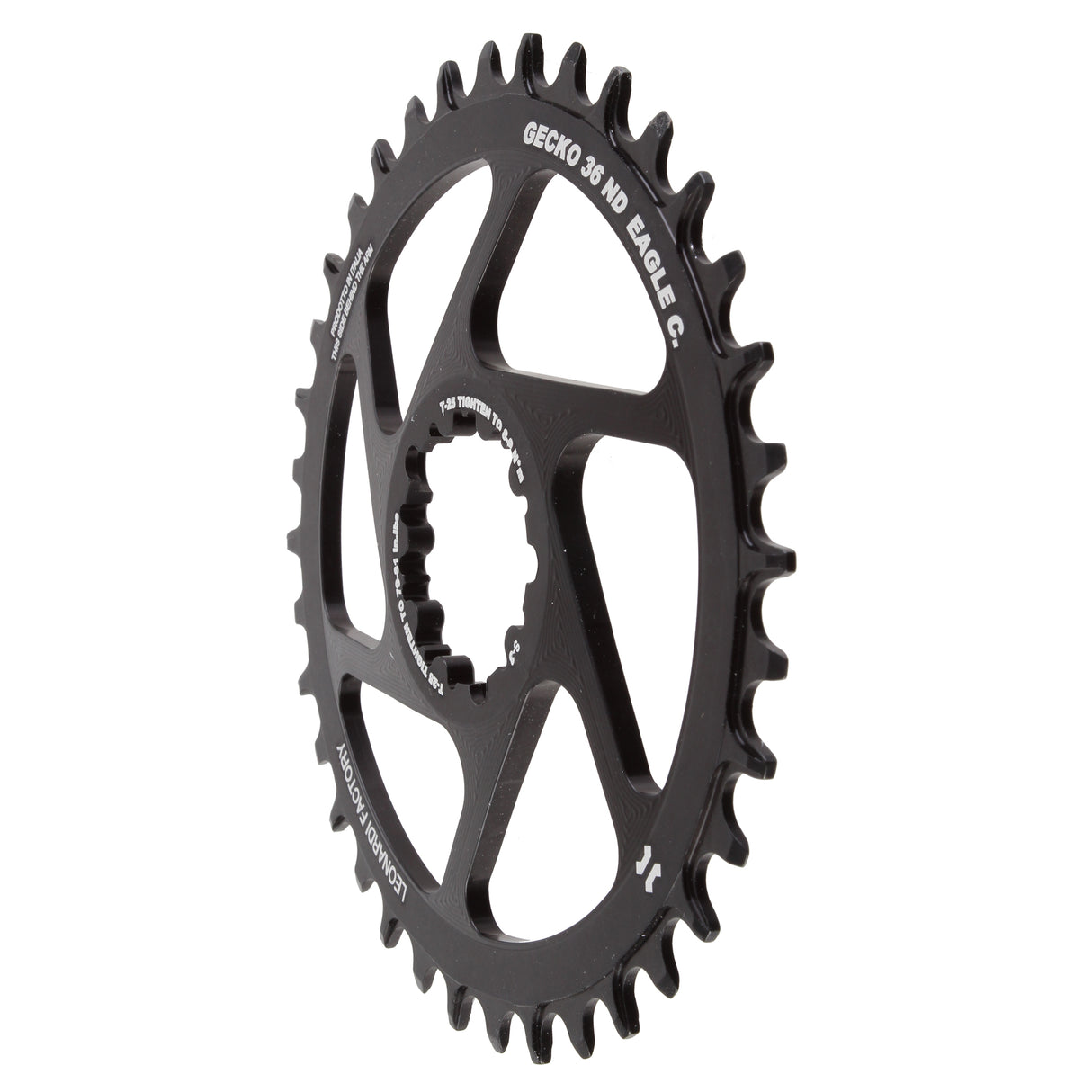 Gecko Boost Direct Mount Ring, 34T - Black