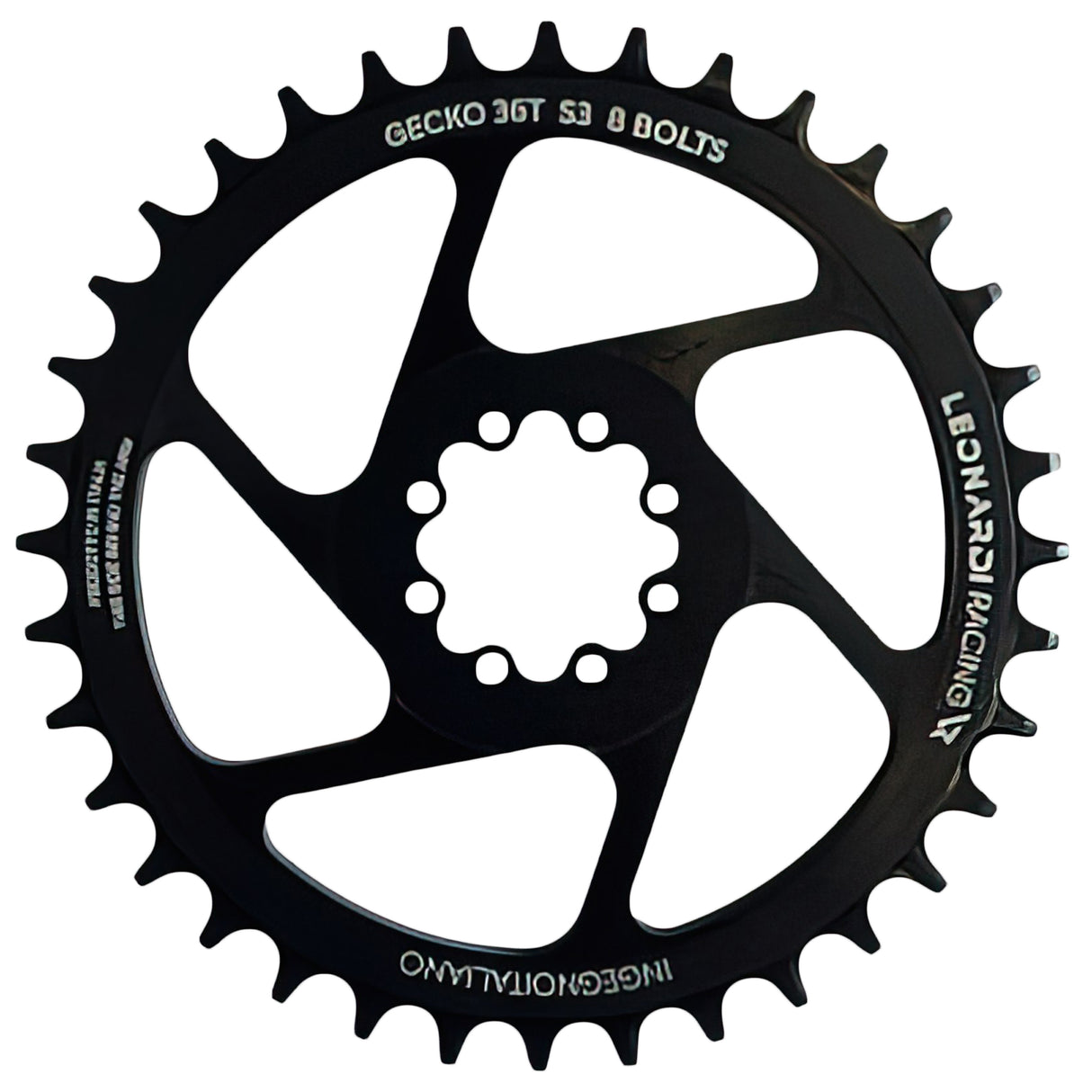 S3 8-bolt Direct Mount Ring, 36T - Black