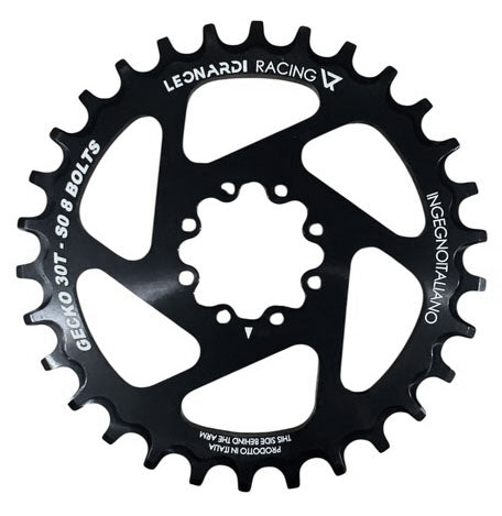 S0 8-bolt Direct Mount Ring, 30T - Black