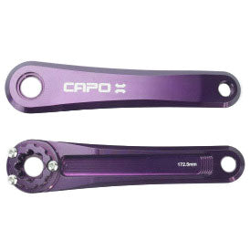 Capo Crank Arms 175mm - Purple (Spindle Separate)