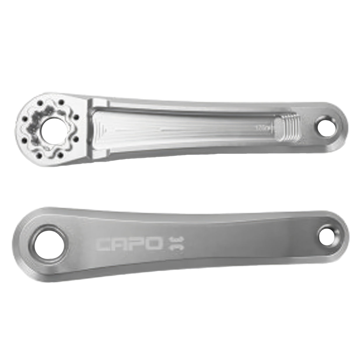 Capo 8-Bolt Crank Arms 172.5mm - Sil (Spindle Separate