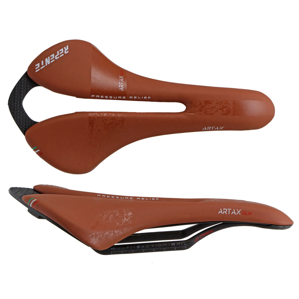 Repente Artax GLM Saddle, Brown Mud