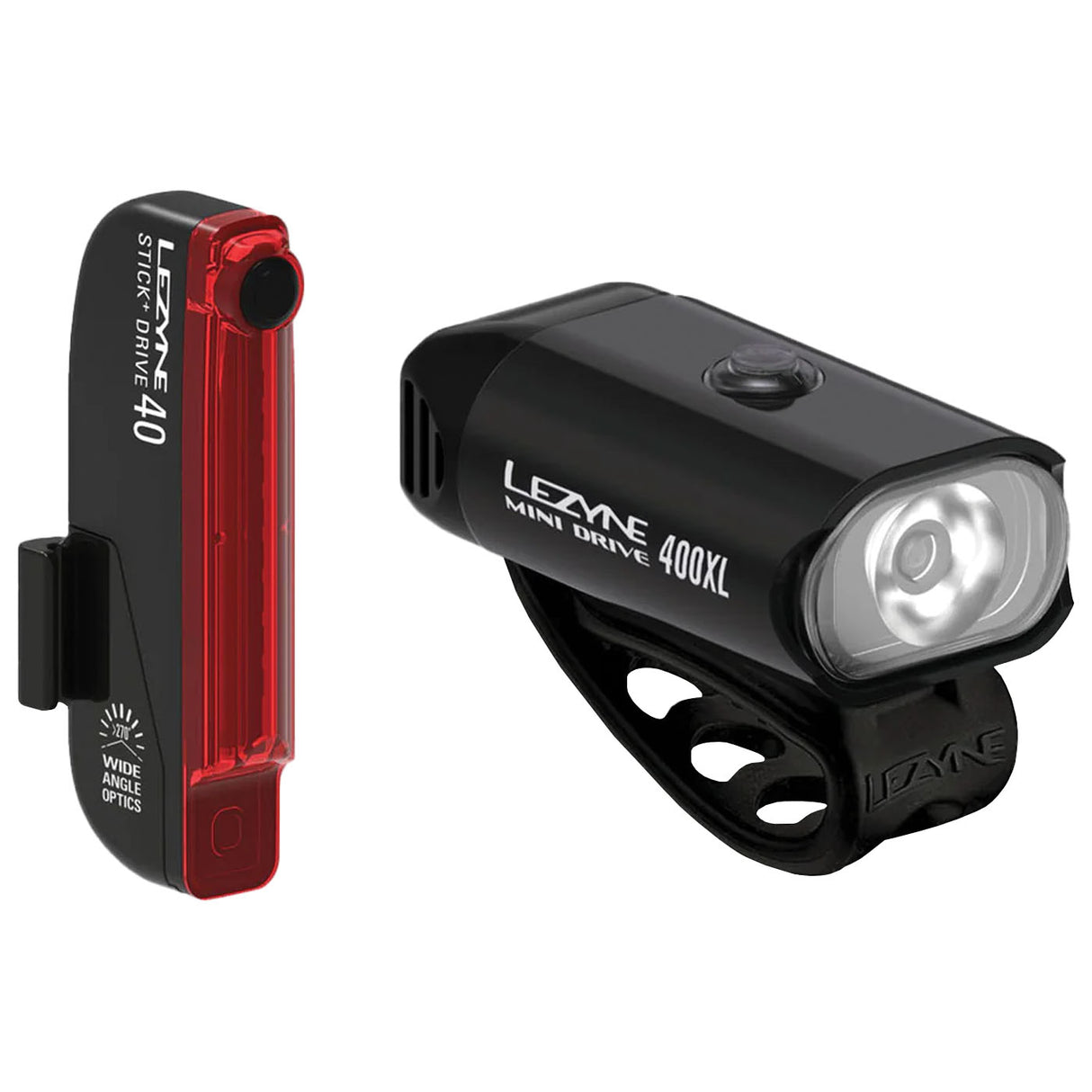 Mini Drive 400XL and Stick+ Light Pair, Black/Black