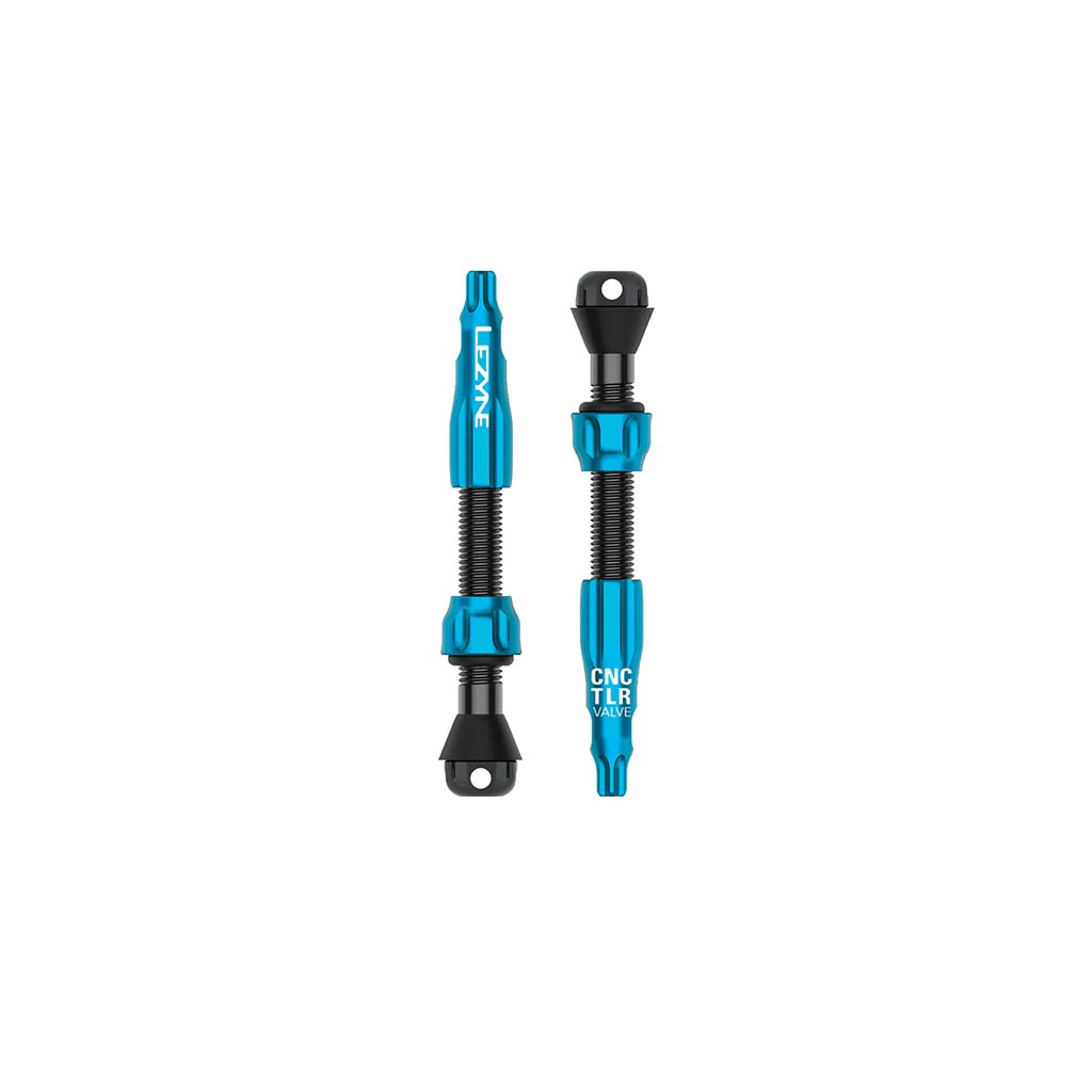 CNC TLR Tubeless Valve Pro, 44mm, Blue, Pair