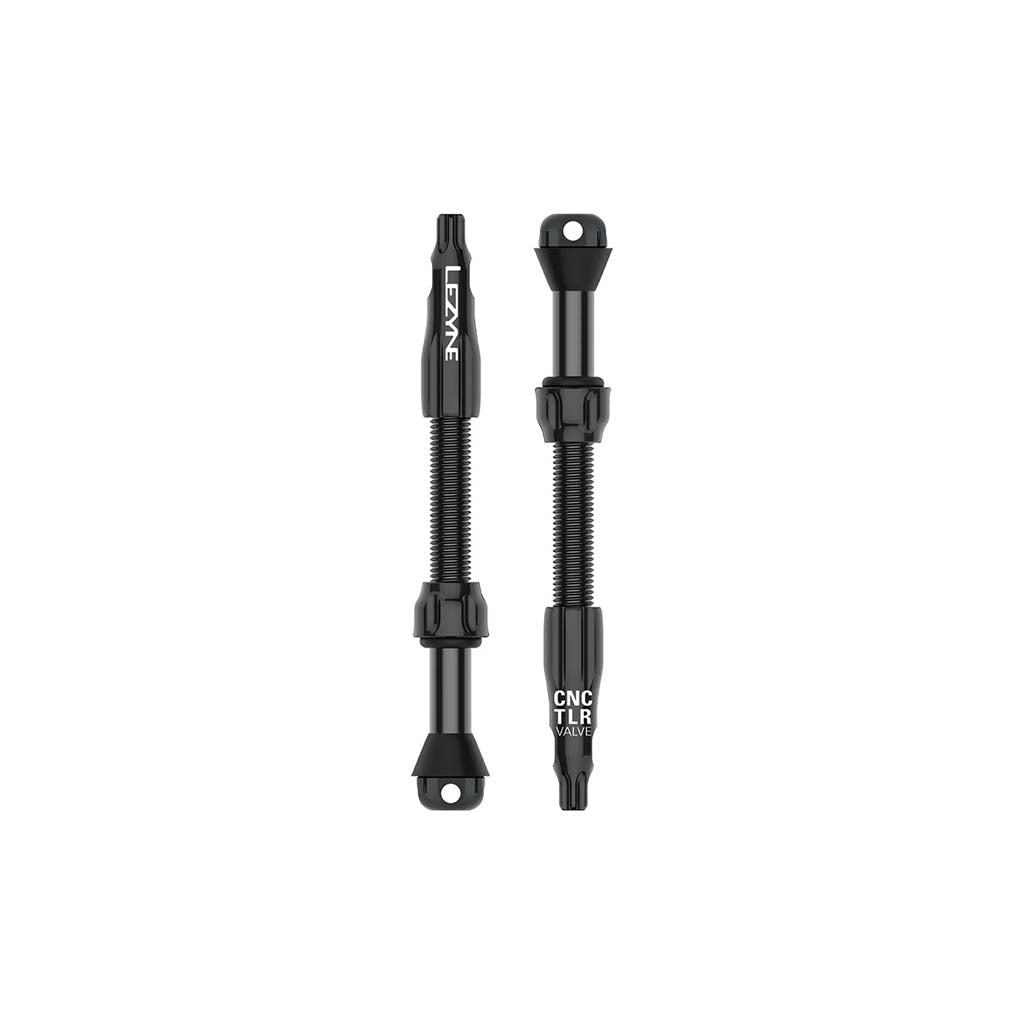 CNC TLR Tubeless Valve Pro, 60mm, Black, Pair