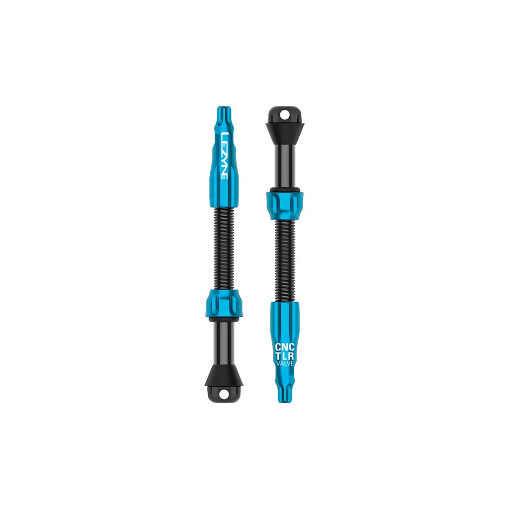 CNC TLR Tubeless Valve Pro, 60mm, Blue, Pair