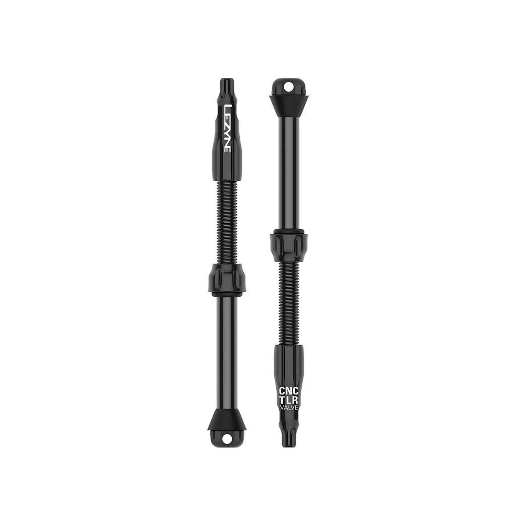 CNC TLR Tubeless Valve Pro, 80mm, Black, Pair