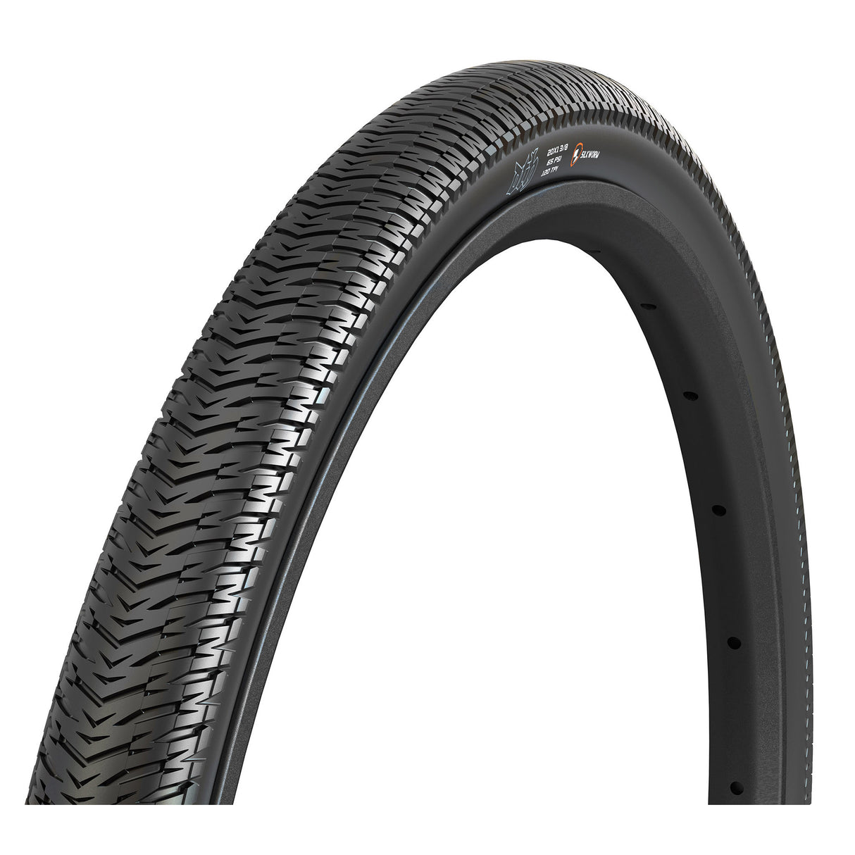 DTH Tire, 20x1 3/8", Black