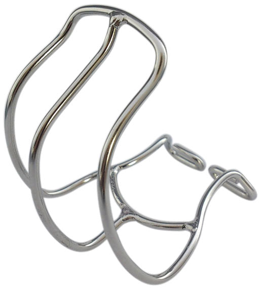 Cage Clip Half, Steel, Large