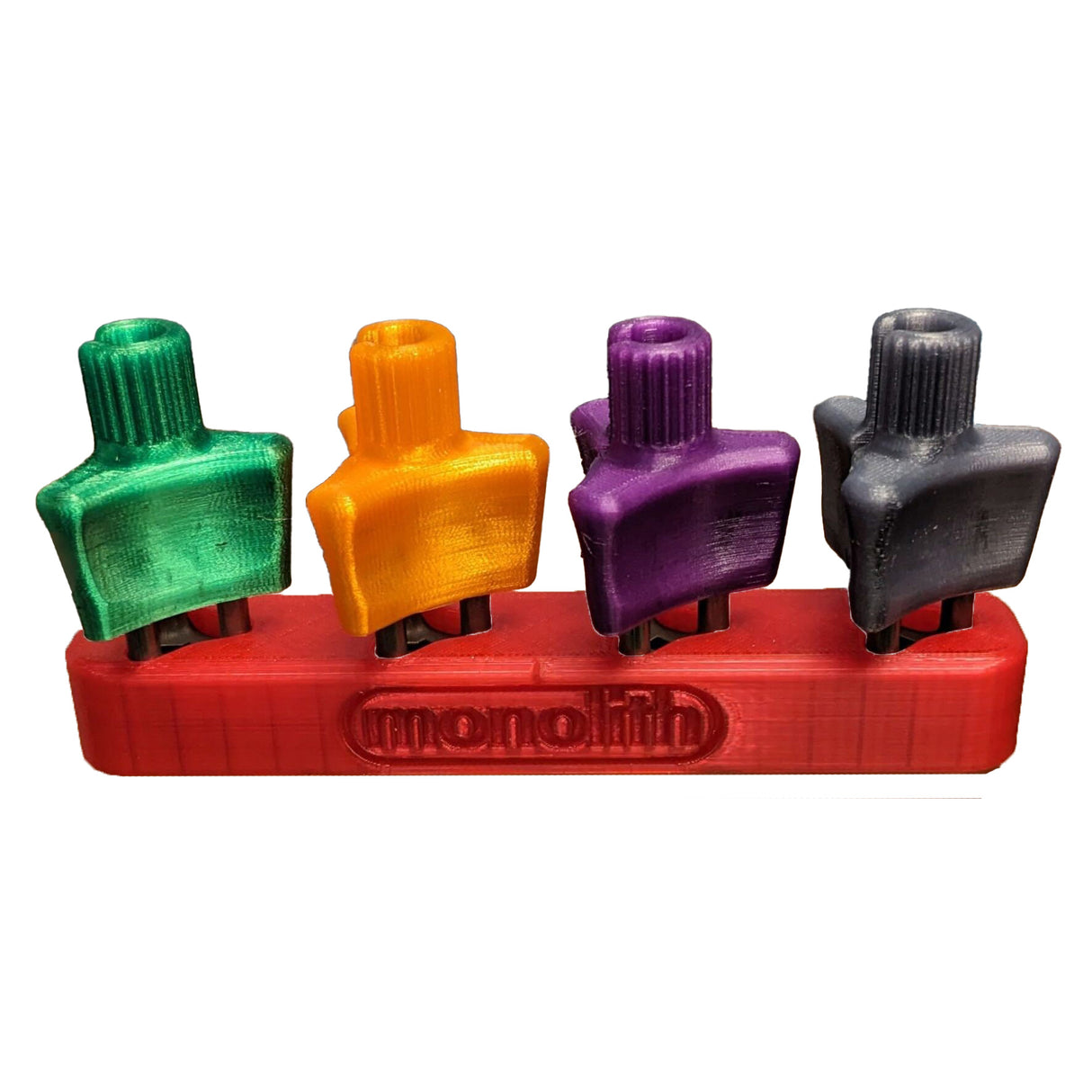 Spoke Wrench Holder, Lawful Good, 4-place, Orange