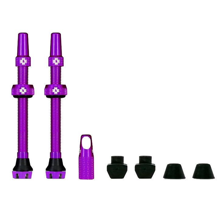 Tubeless Valve, 44mm, Pair - Purple V2