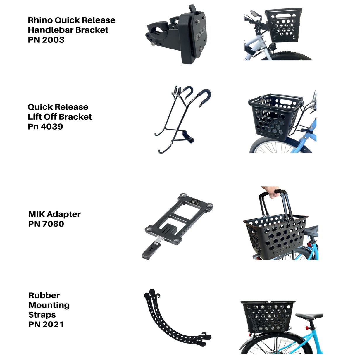 Momo Basket - Large Basket that mounts to any bike rack