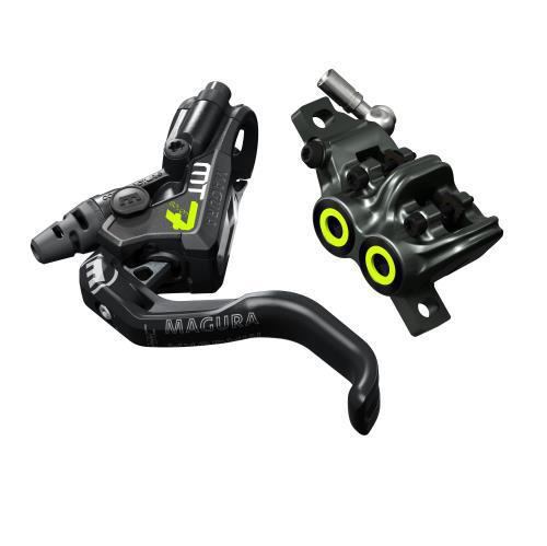 MT7 Pro Carbon Disc Brake, PM, F or R, Carbon/Yellow