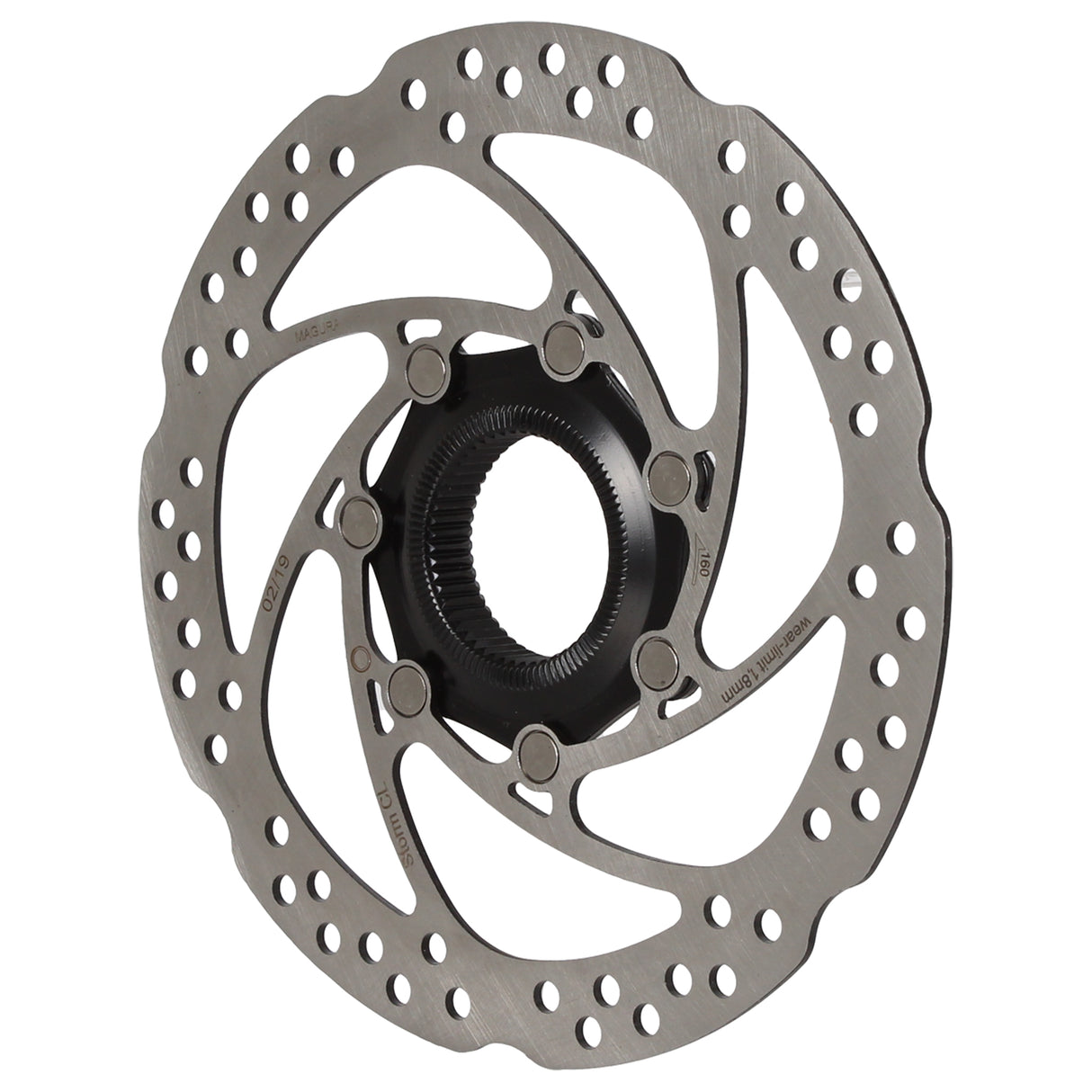 160mm Rotor, CL Q/R, 2.0mm, Storm CL, Black/Silver