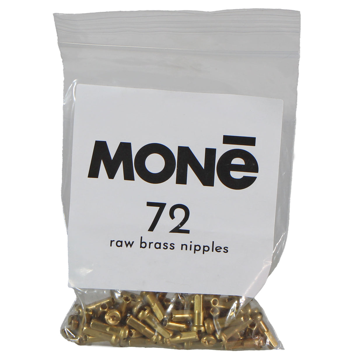 Brass Nipple, 14g/14mm, Brass, Bag/72