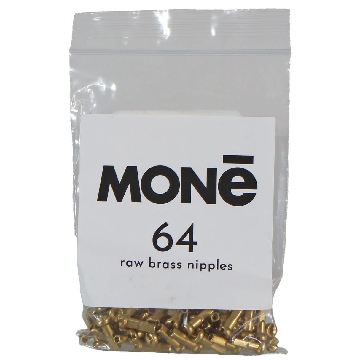 Brass Nipple, 14g/14mm, Brass, Bag/64