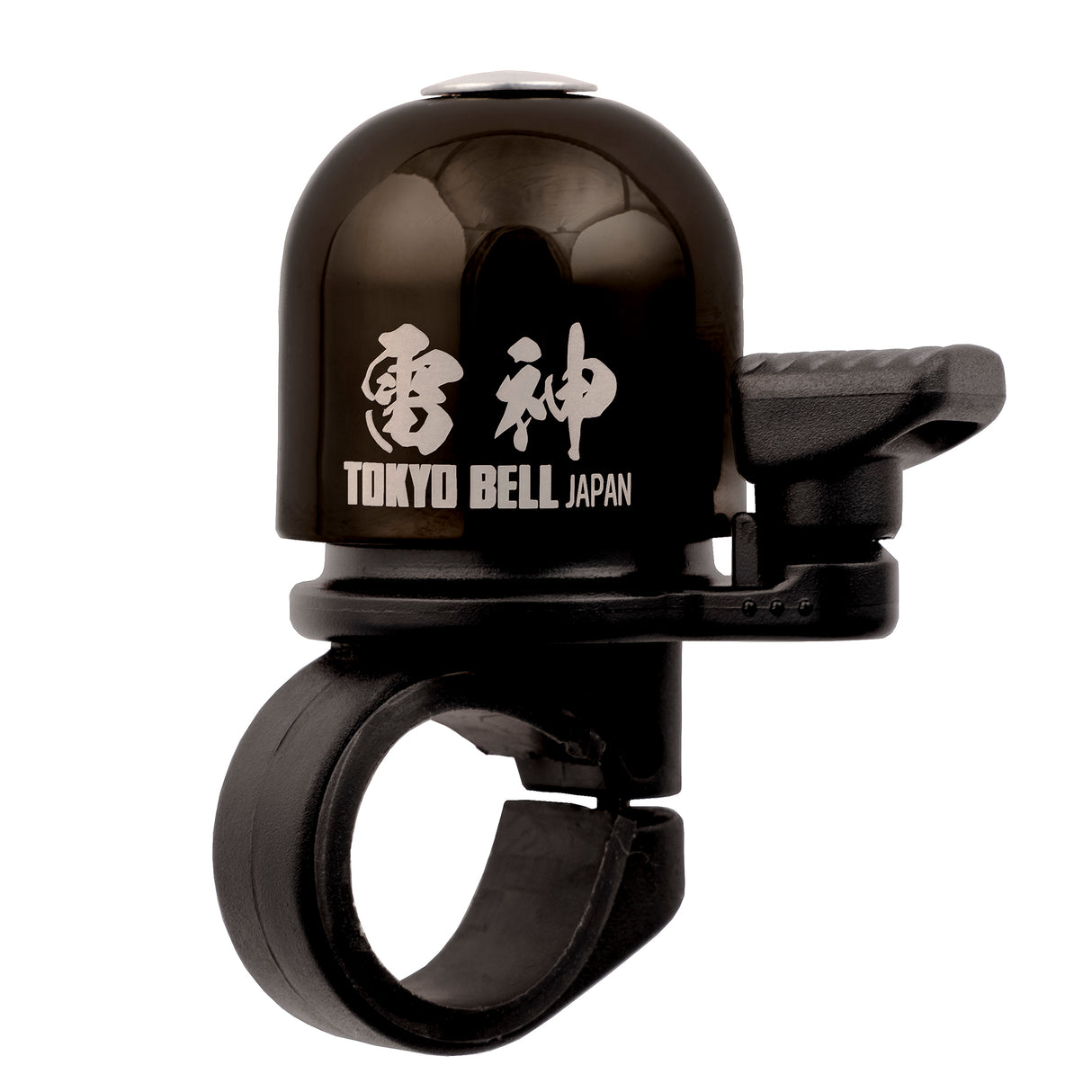 Raijin Brass Bell, Glossy Black