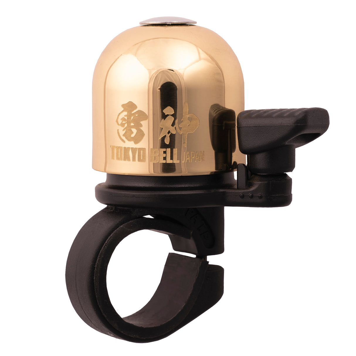 Raijin Brass Bell, Polished Brass