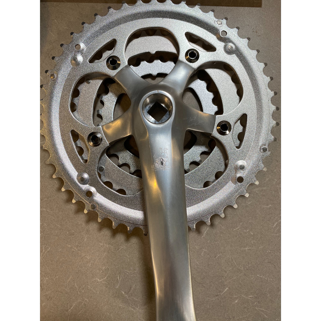 XDT Crankset, 26/36/48t, 170mm - Silver NLS