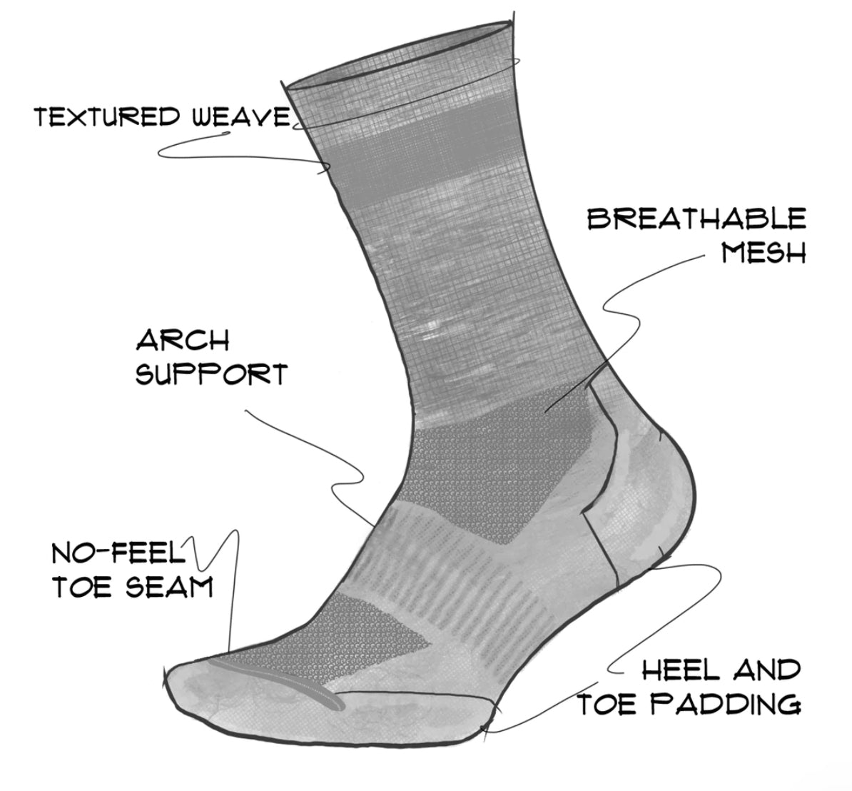 NEMTB 7" Smash Sock (Final Sale)