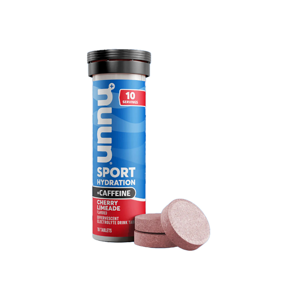 Sport Hydration + Caffeine Tabs, Cherry Limeade, 8/Co