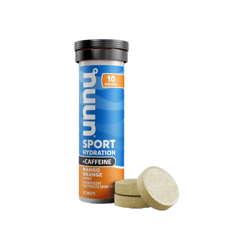 Sport Hydration + Caffeine Tabs, Mango Orange, 8/Coun